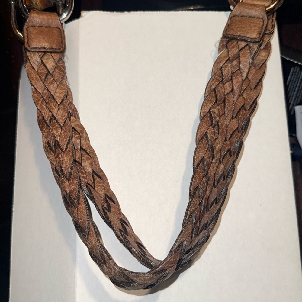 Authentic Gucci Hand Bag Bamboo Brown Canvas GUC - Picture 16 of 16